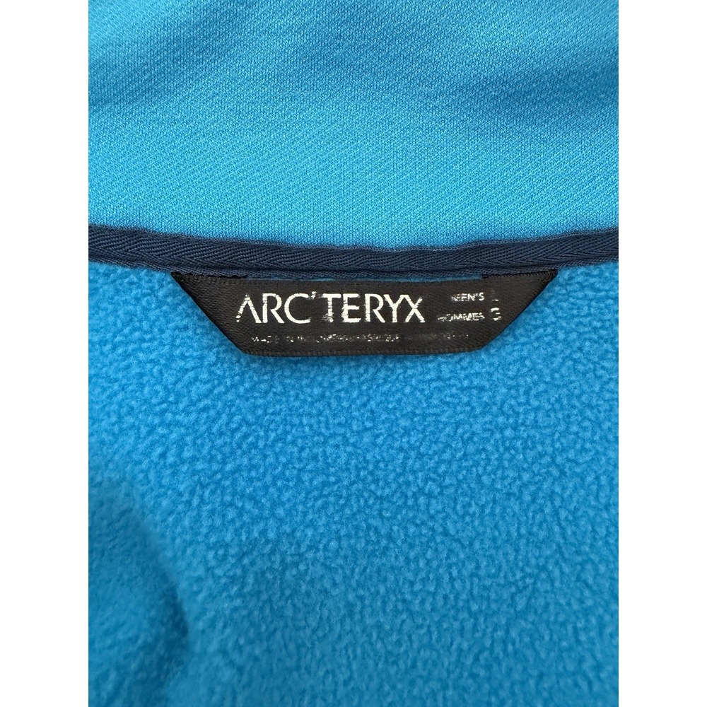 Arc'teryx Mens Blue Full Zip Jacket Softshell Hiking Outdoor Size L - Picture 9 of 15